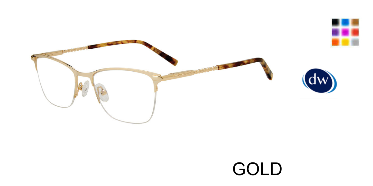 GOLD Jones New York VJON508 Eyeglasses