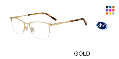 GOLD Jones New York VJON508 Eyeglasses