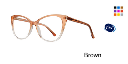 Brown      Affordable Designs Memphis Eyeglasses