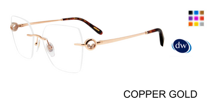 COPPER GOLD    Chopard VCHL26S Eyeglasses