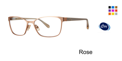 Rose     Lilly Pulitzer Dandra Eyeglasses