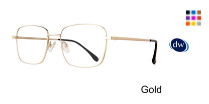 Gold          Lite Design Gerald Eyeglasses