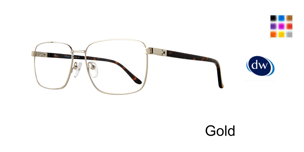 Gold             Eyera Benjamin Eyeglasses