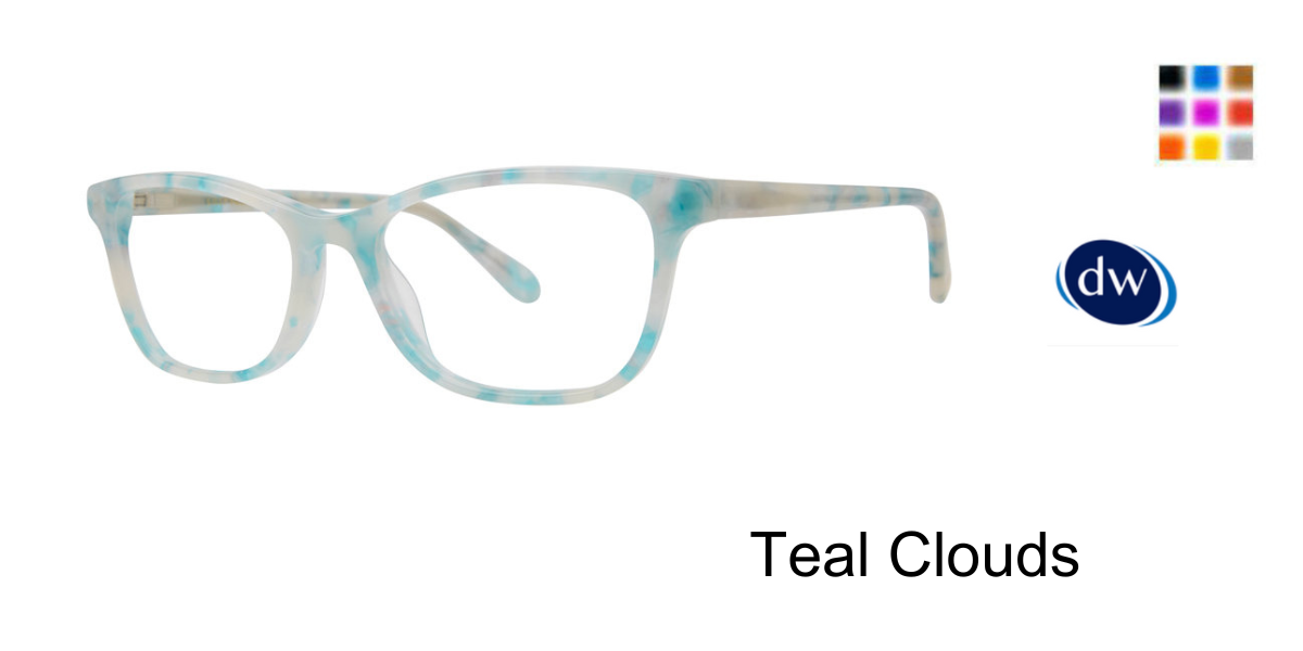 Teal Clouds      Lilly Pulitzer Pepper Eyeglasses