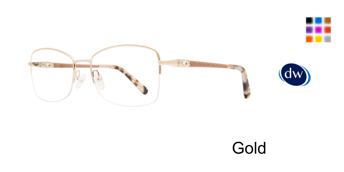 Gold        Serafina Dora Eyeglasses