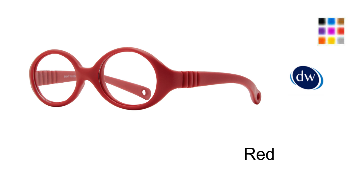 Red    Eight to Eighty Itsy Eyeglasses