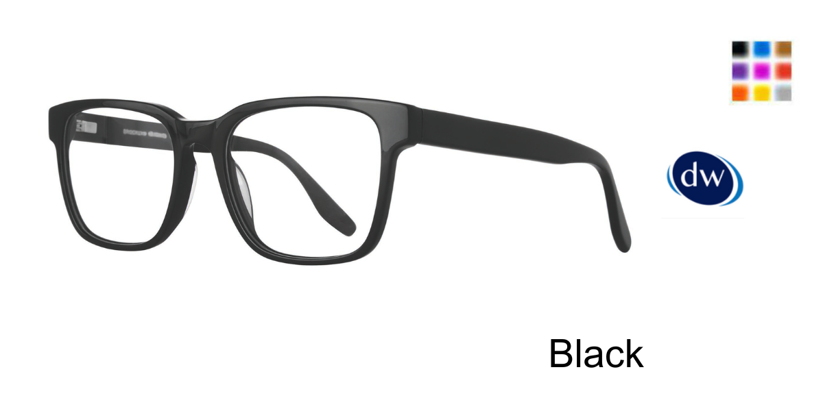 Black        Brooklyn Heights Wells Eyeglasses