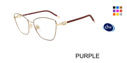 PURPLE Furla VFU549 Eyeglasses