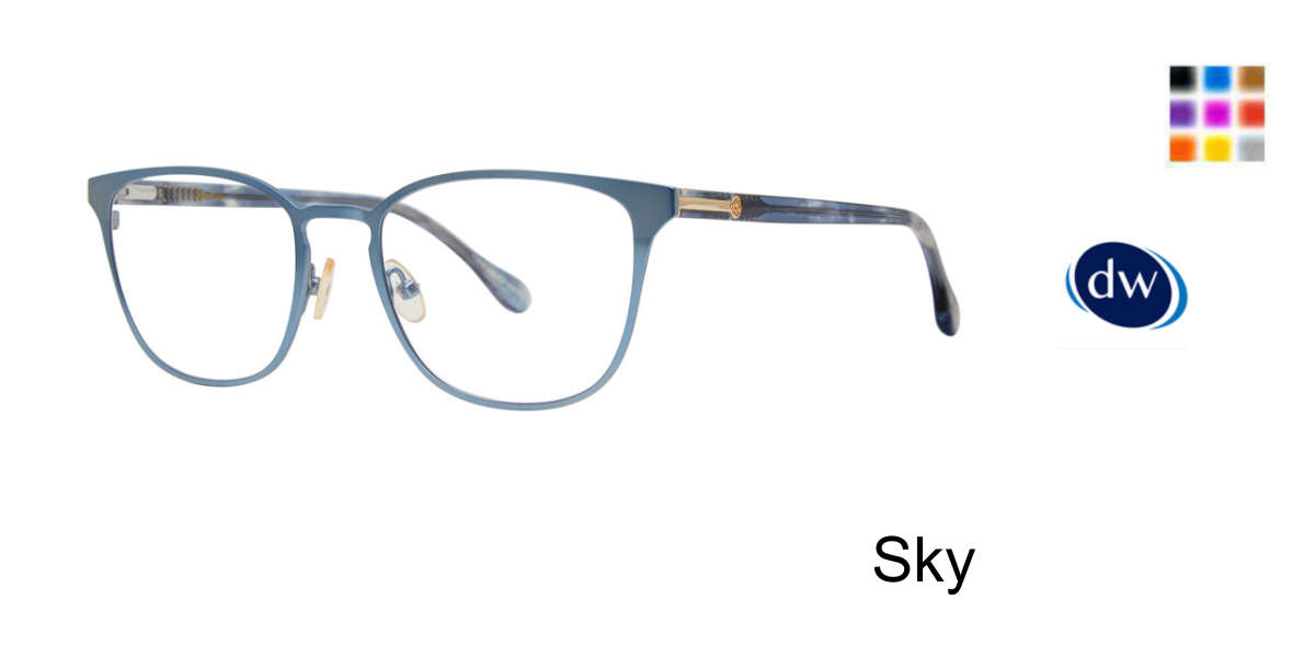 Sky      Lilly Pulitzer Gretchen Eyeglasses