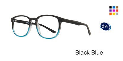 Black Blue    Affordable Designs Campbell Eyeglasses