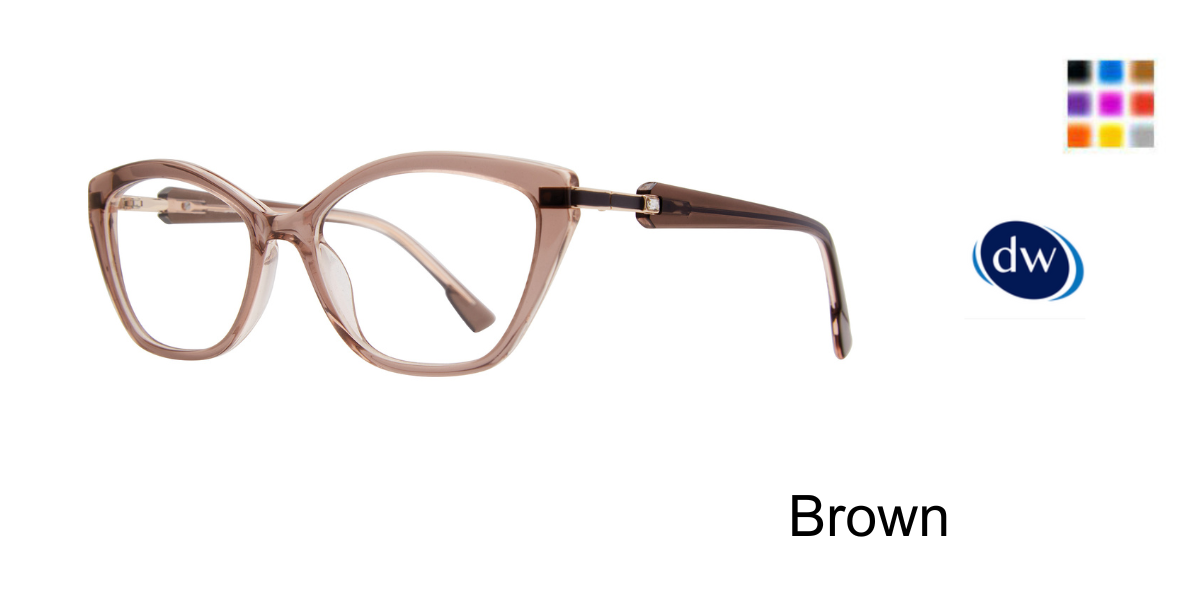 Brown             Serafina Portia Eyeglasses
