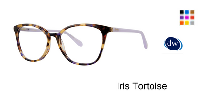 Iris Tortoise      Lilly Pulitzer Tamra Eyeglasses