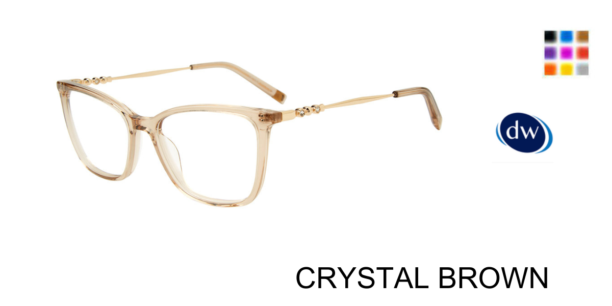 CRYSTAL BROWN Jones New York VJON797 Eyeglasses
