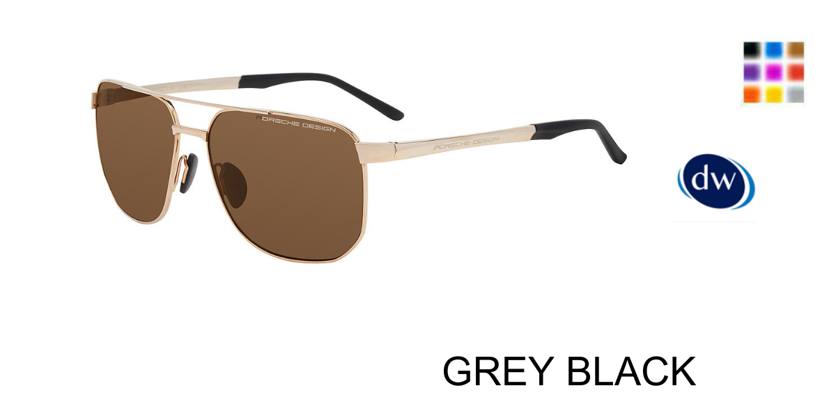 GREY BLACK PORSCHE DESIGN P8984 Sunglasses