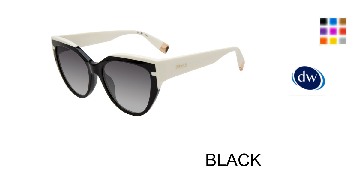 BLACK Furla SFU694 Sunglasses
