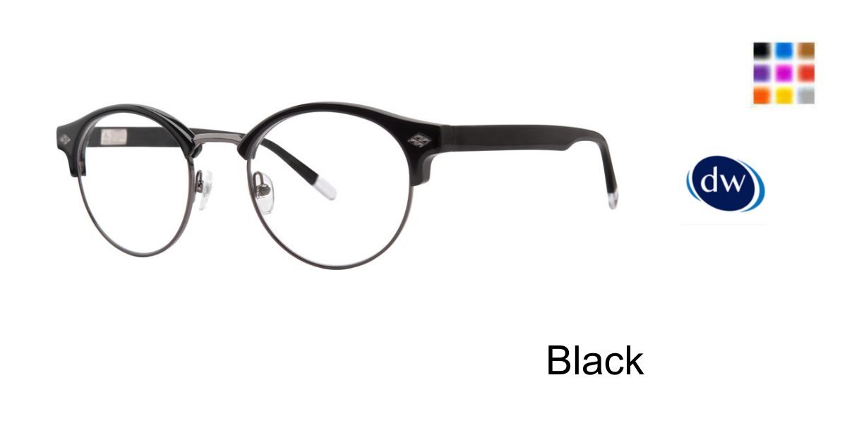 Black         Original Penguin The Russell Eyeglasses