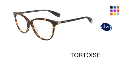 TORTOISE Furla VFU546 Eyeglasses