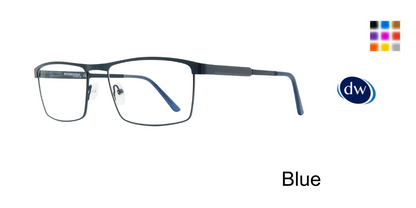 Blue        Affordable Designs Joel Eyeglasses