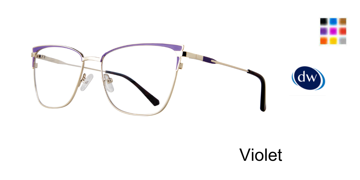 Violet       Affordable Designs Abigail Eyeglasses