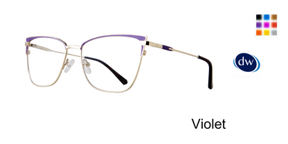Violet       Affordable Designs Abigail Eyeglasses