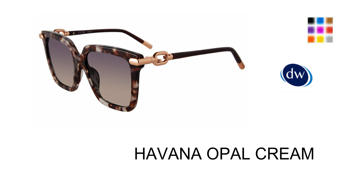 HAVANA OPAL CREAM Furla SFU713 Sunglasses