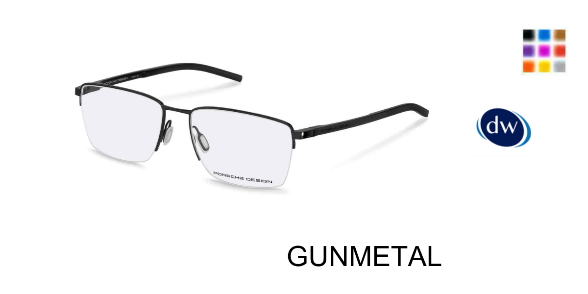 GUNMETAL PORSCHE DESIGN P8757 Eyeglasses
