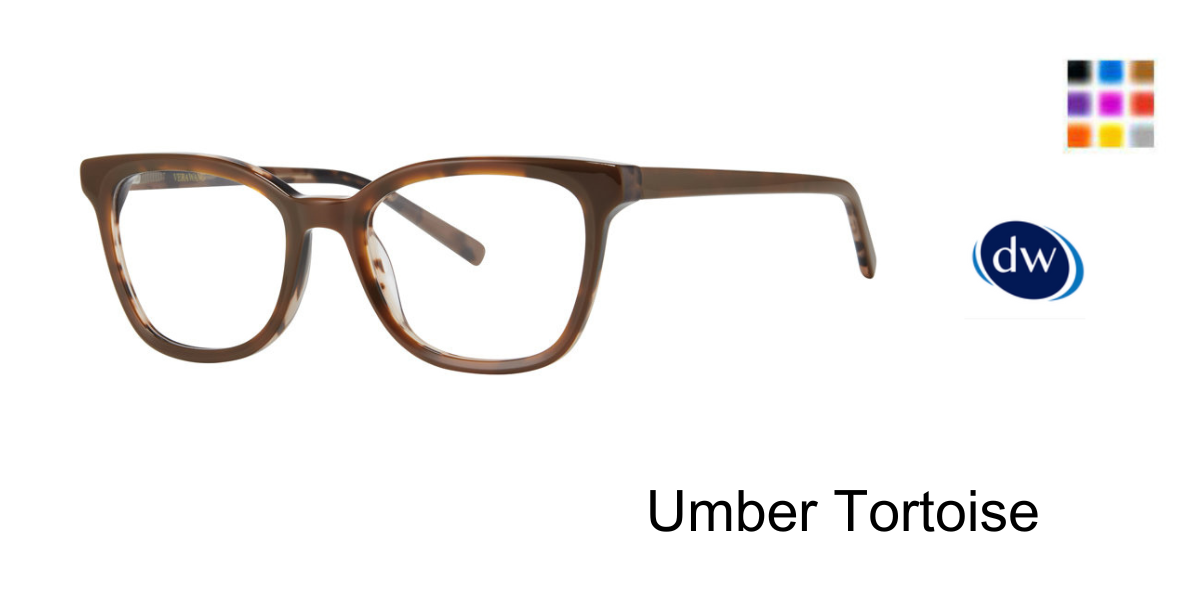 Umber Tortoise   Vera Wang V727 Eyeglasses