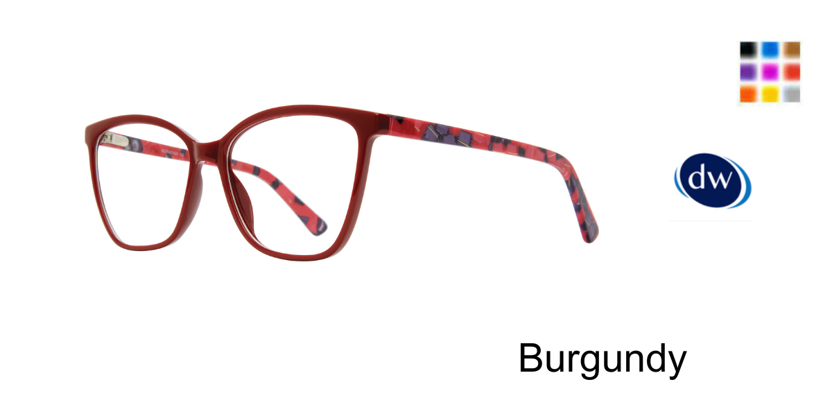 Burgundy Eight to Eighty Kimberly Eyeglasses