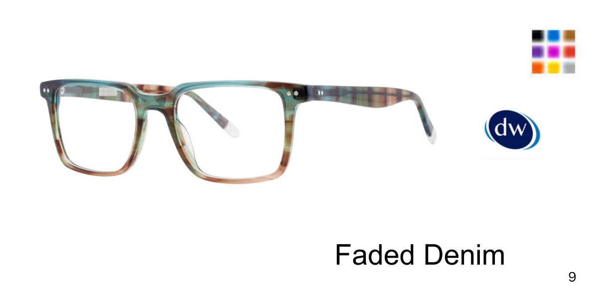 Faded Denim           Original Penguin The Higgs Eyeglasses
