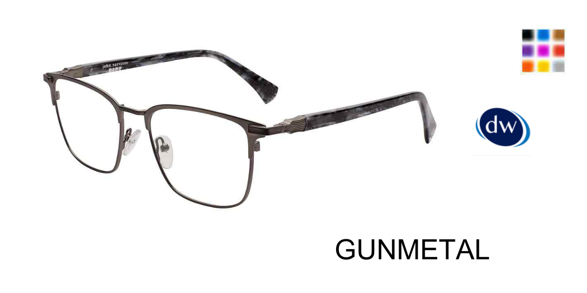 GUNMETAL      John Varvatos VJV189 Eyeglasses