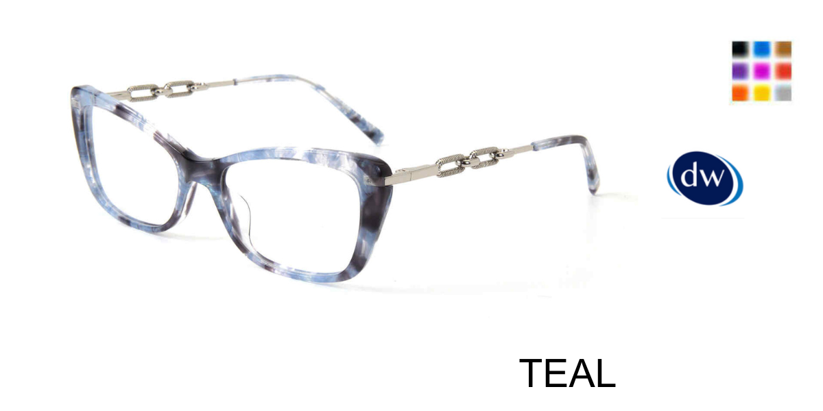 TEAL Jones New York VJON795 Eyeglasses