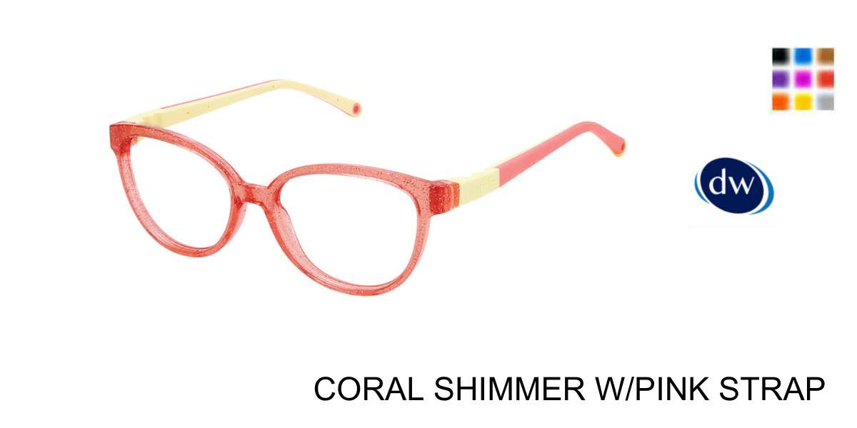 CORAL SHIMMER W/PINK STRAP  NI-158