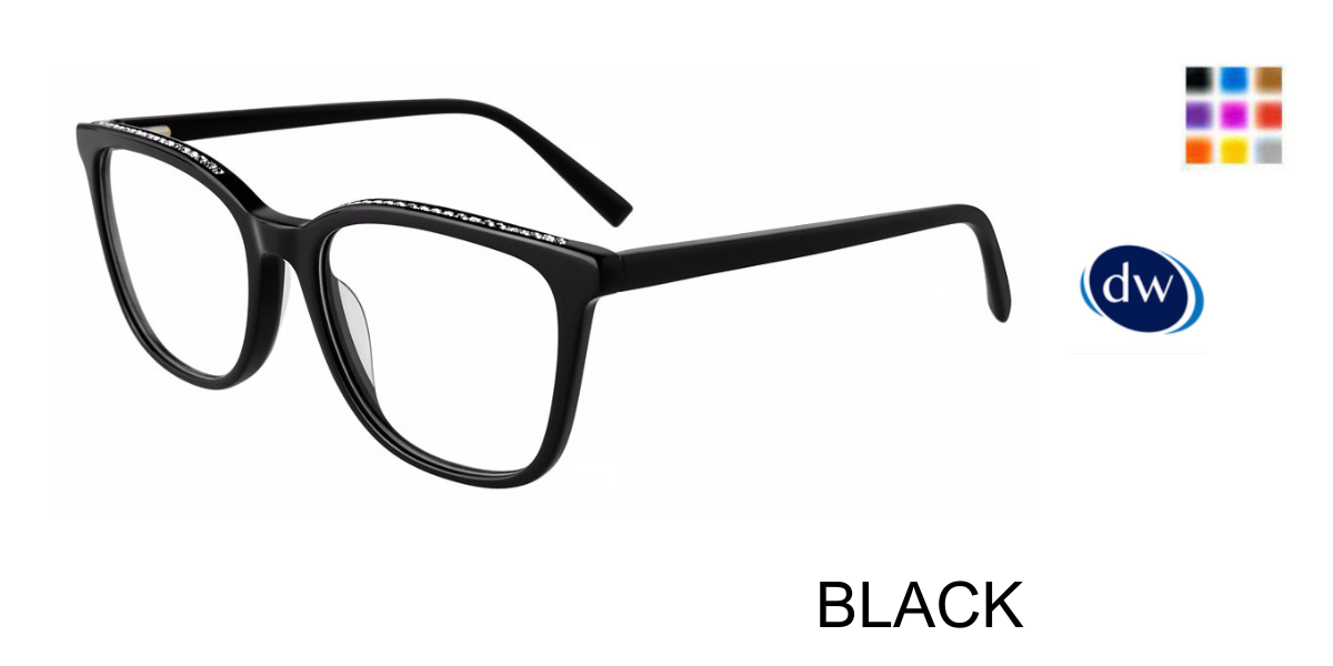 BLACK Jones New York VJON793 Eyeglasses
