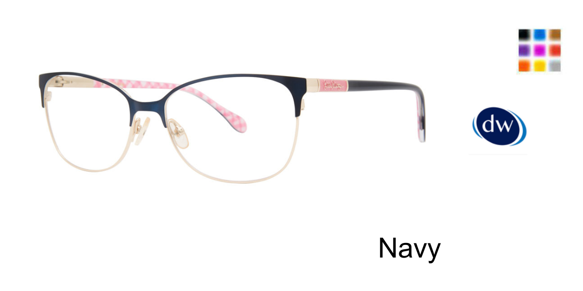Navy     Lilly Pulitzer Tinsdale Eyeglasses