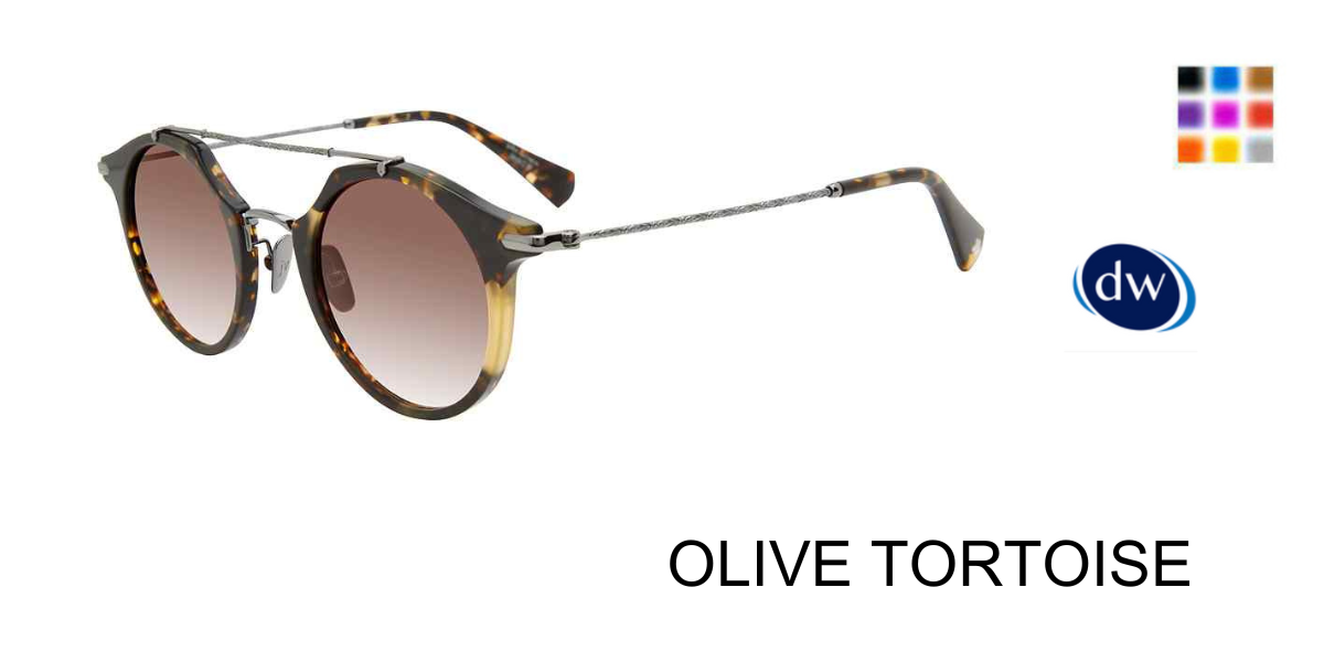 OLIVE TORTOISE        John Varvatos SJV560 Sunglasses