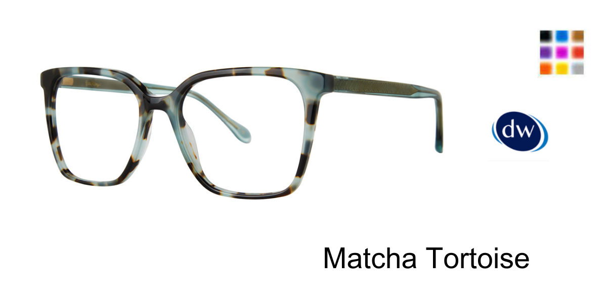 Matcha Tortoise        Lilly Pulitzer Porsha Eyeglasses