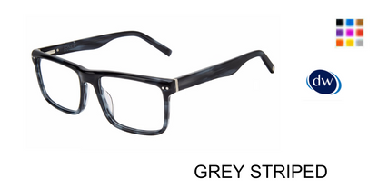 GREY STRIPED Jones New York VJOM552 Eyeglasses