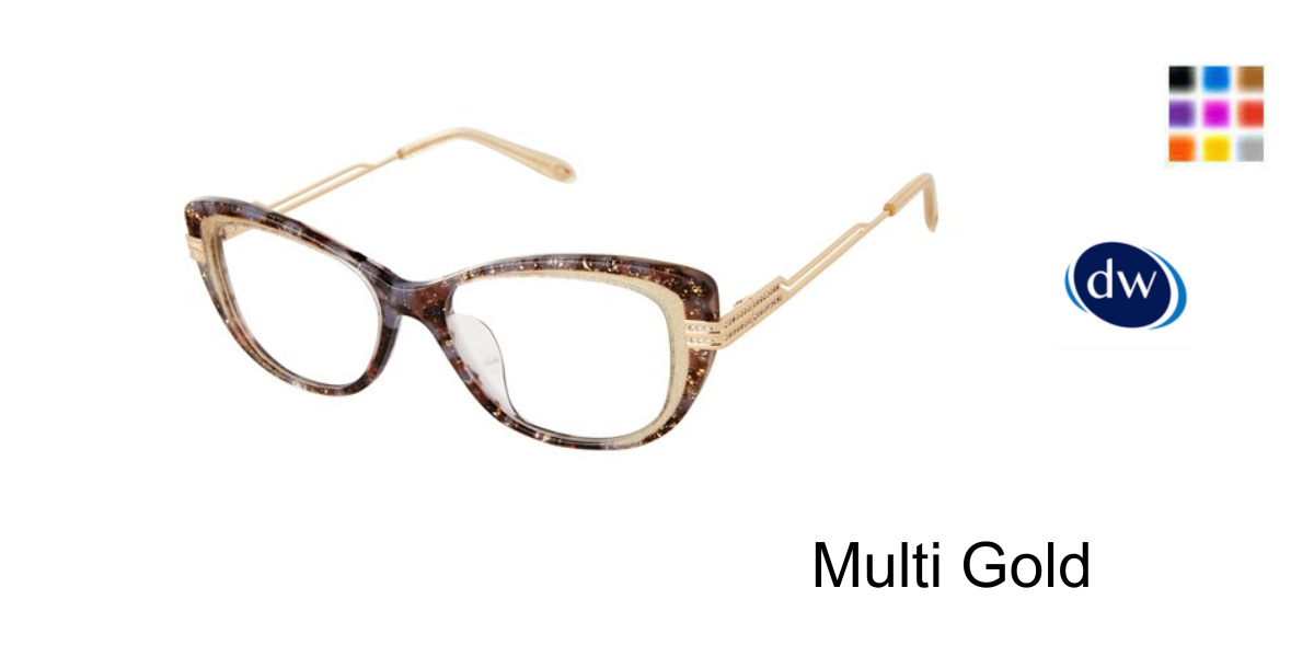 Multi Gold         VICTOR GLEMAUD X TURA VGO029 Eyeglasses