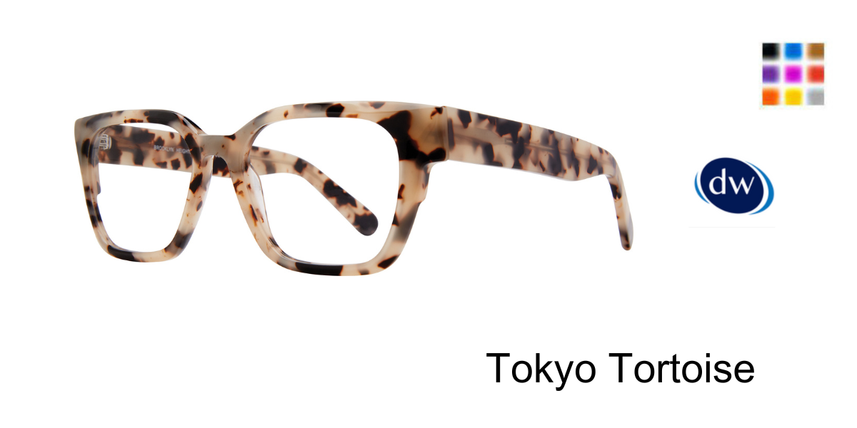 Tokyo Tortoise        Brooklyn Heights Charity Eyeglasses