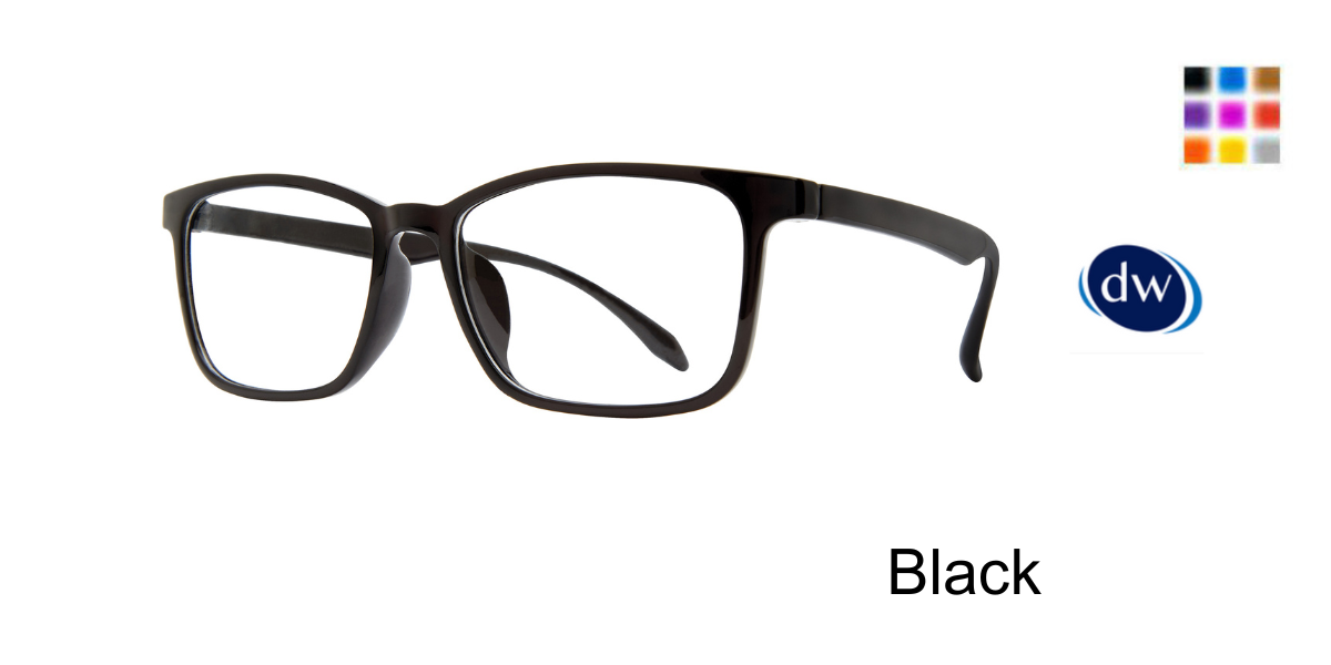 Black  Eight to Eighty Wyatt Eyeglasses