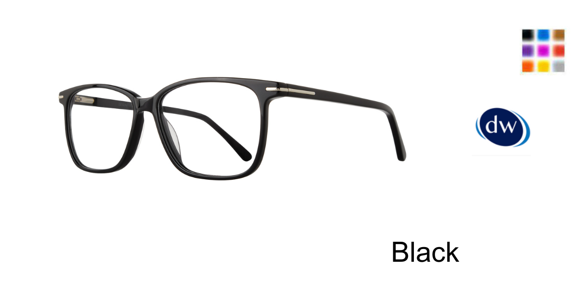 Black               Serafina Silas Eyeglasses