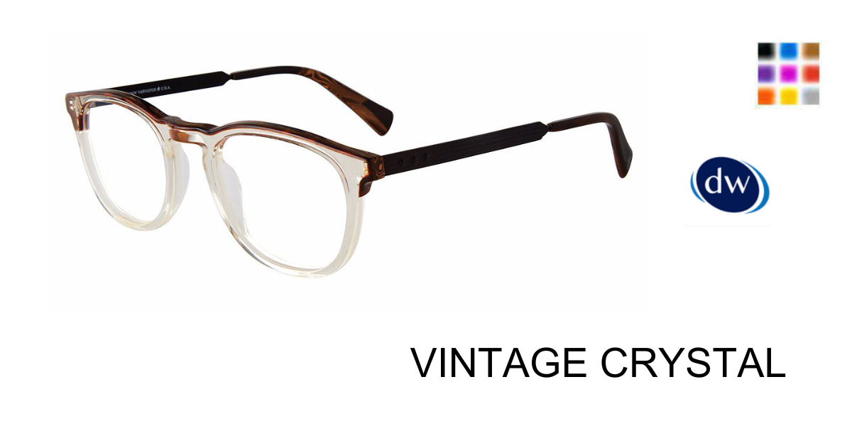 VINTAGE CRYSTAL         John Varvatos VJVC002 Eyeglasses