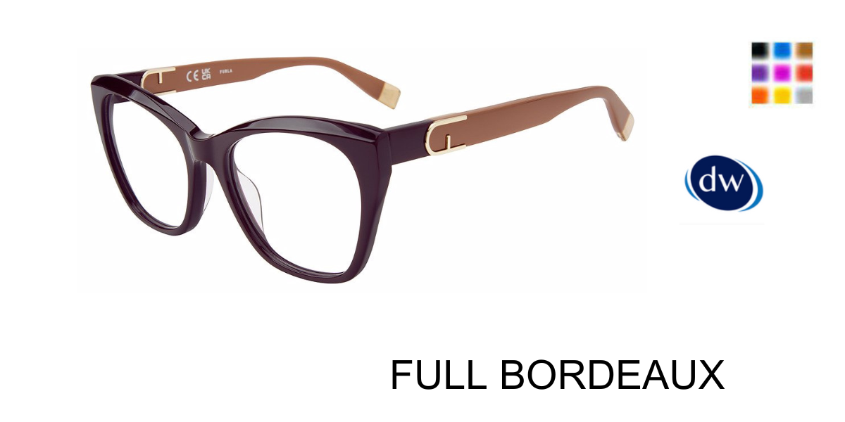 FULL BORDEAUX Furla VFU825V Eyeglasses