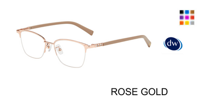 ROSE GOLD Jones New York VJOP156 Eyeglasses