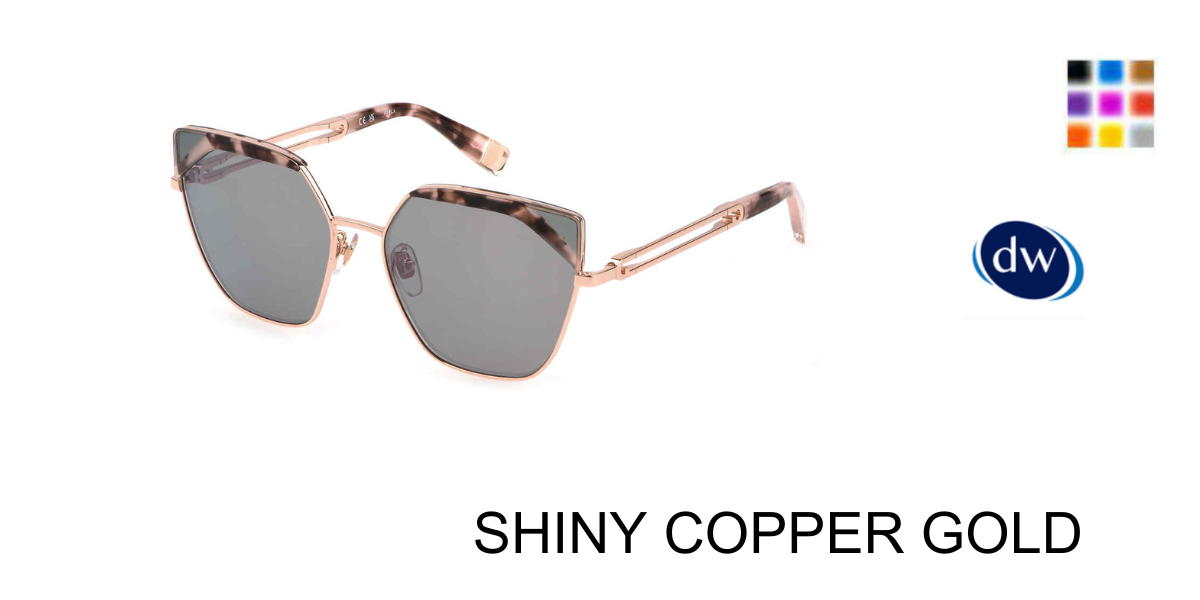 SHINY COPPER GOLD Furla SFU690V Sunglasses