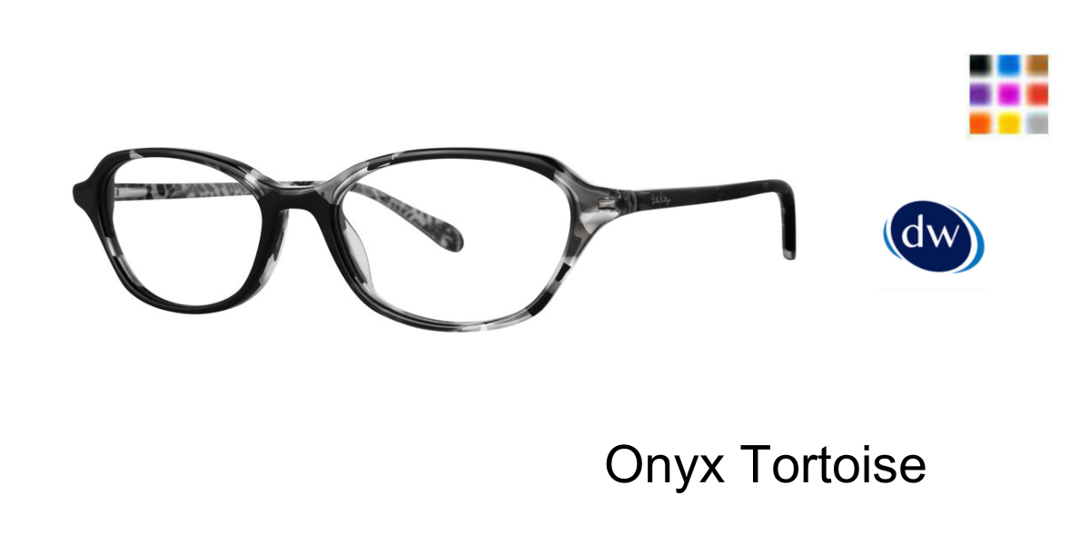 Onyx Tortoise       Lilly Pulitzer Lizzi Eyeglasses