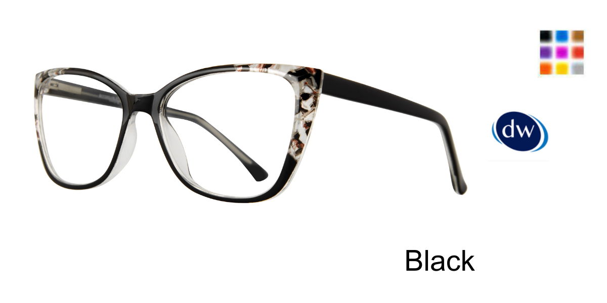Black     Affordable Designs Anastasia Eyeglasses