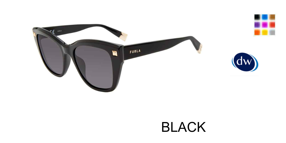 BLACK   Furla SFU534 Sunglasses