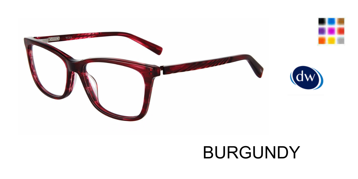 BURGUNDY   TUMI VTU526 Eyeglasses