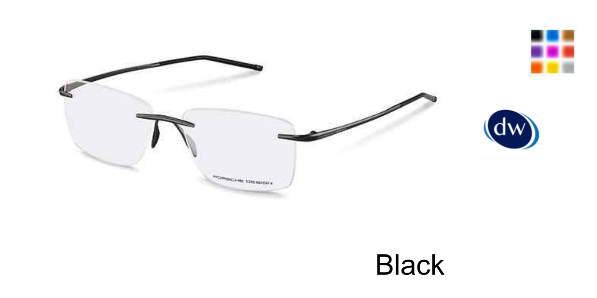 PORSCHE DESIGN P8362 Eyeglasses Black